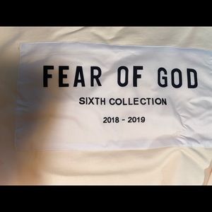 Fear of God sixth collection sweatshirt.